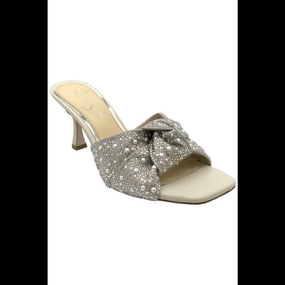 Jessica Simpson Women's Evirra Slide Sandal Soft Ivory - Medium - Picture 1 of 3